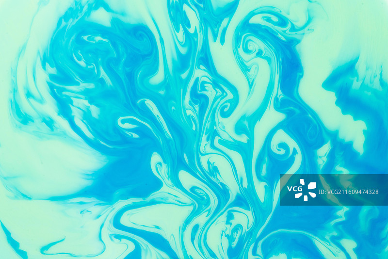 流动的油漆彩色液体图片素材