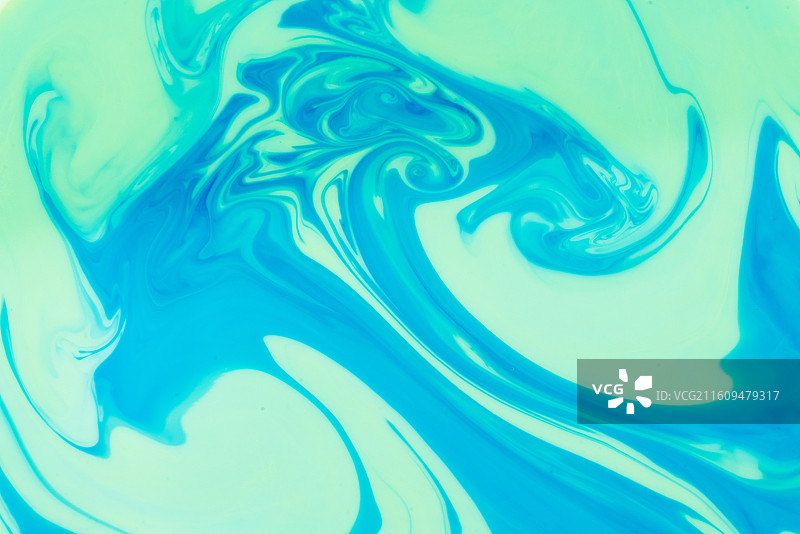 流动的油漆彩色液体图片素材