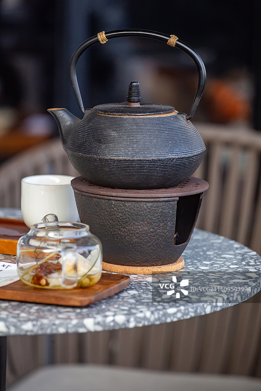 四川省绵阳市罐罐茶，休闲，围炉煮茶，饮料图片素材