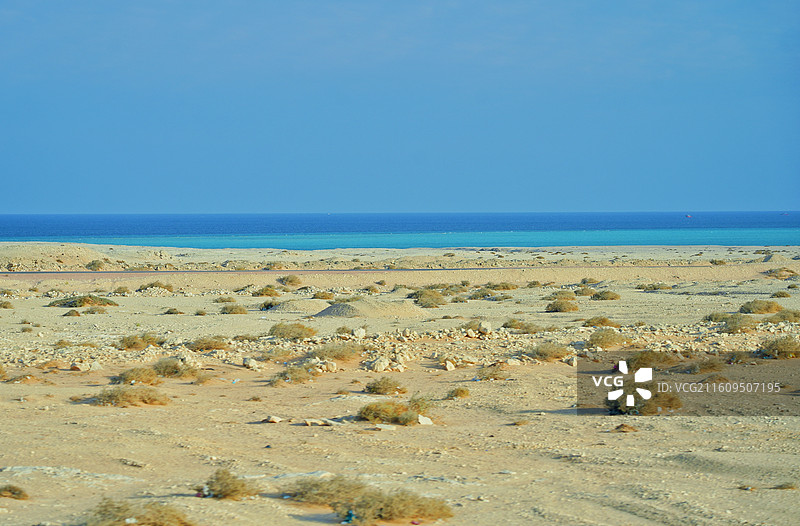 埃及，红海与沙滩自然景观图片素材