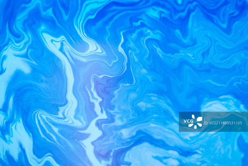 流动的油漆彩色液体图片素材