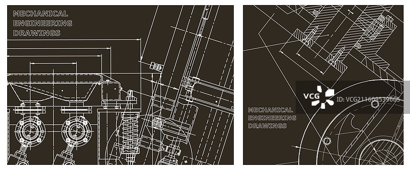 工程集封面传单横幅背景图片素材