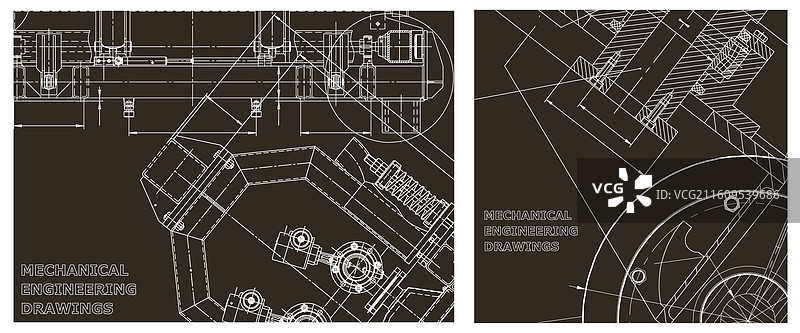 工程套装封面传单横幅背景图片素材