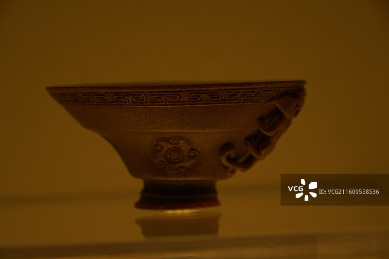 上海博物馆犀角杯特展图片素材