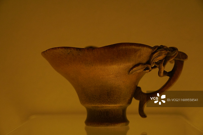 上海博物馆犀角杯特展图片素材