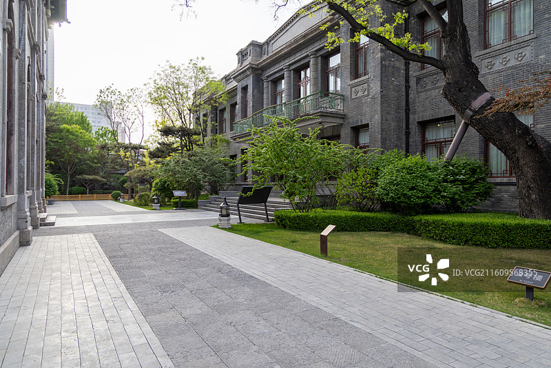 山西督军府晋商博物院近代建筑园林景观图片素材
