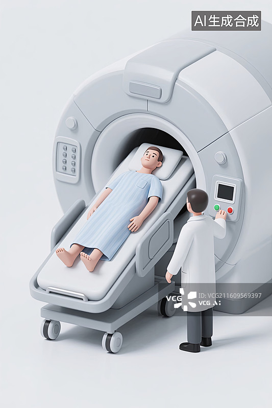 【AI数字艺术】医生给病人放射治疗 质子重离子疗法图片素材