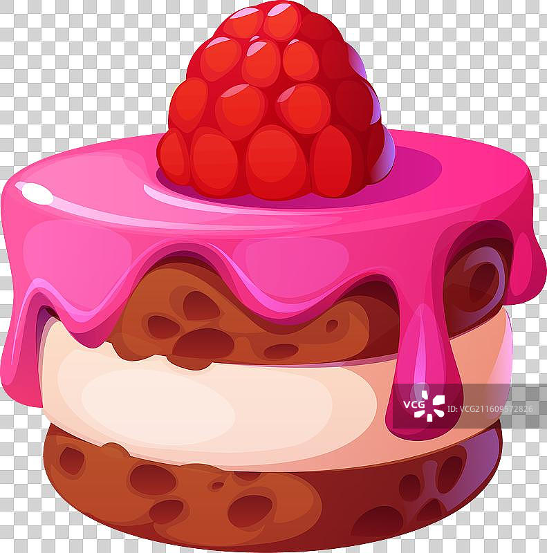 卡通糖果和甜点迷你蛋糕图片素材