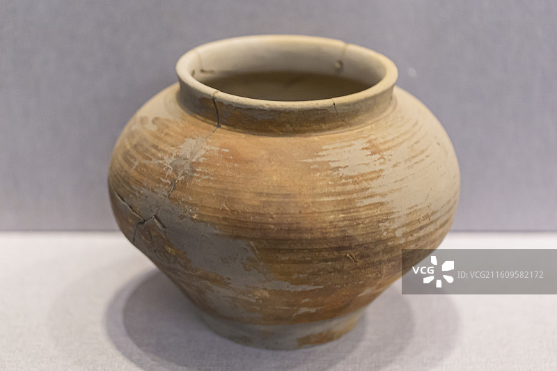 陶鼎 战国中期 行唐博物馆图片素材