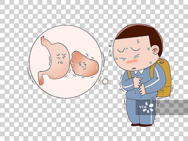 孩子脾胃失和脾胃弱图片素材