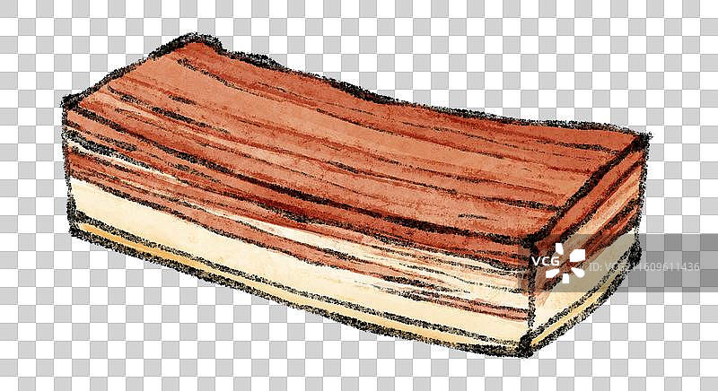 安徽美食插画-刀板香图片素材