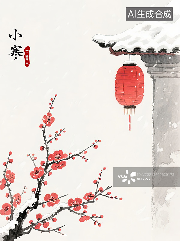 【AI数字艺术】小寒图片素材