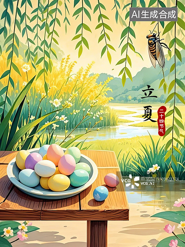 【AI数字艺术】立夏图片素材