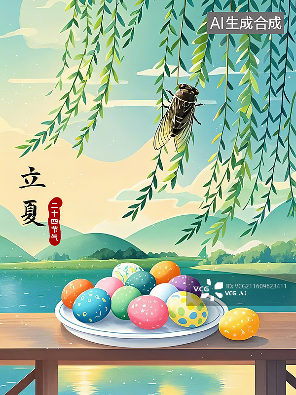 【AI数字艺术】立夏图片素材