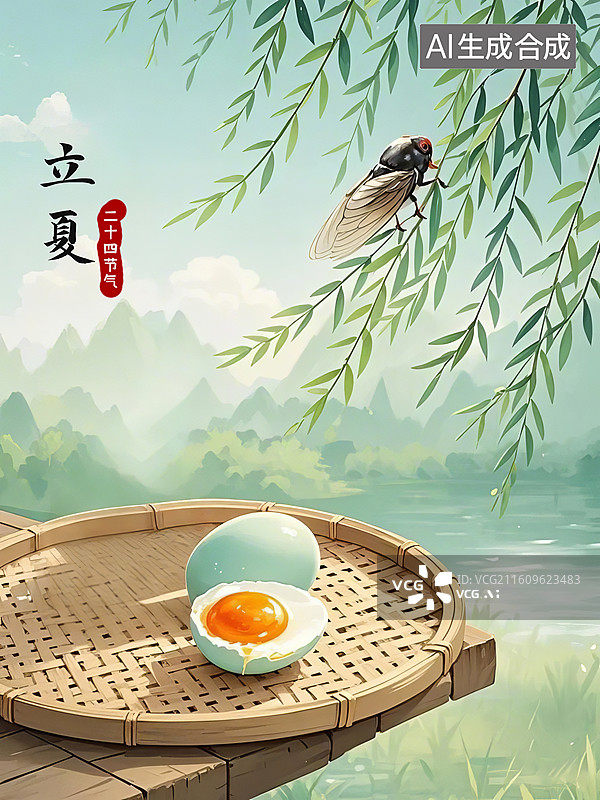 【AI数字艺术】立夏图片素材