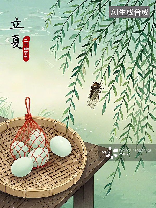 【AI数字艺术】立夏图片素材