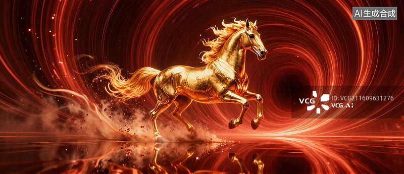 【AI数字艺术】生肖马年新春主题图片图片素材