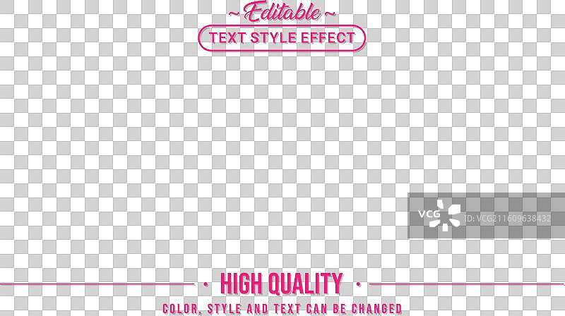 可编辑的文字样式效果 - 浪漫情侣文字图片素材