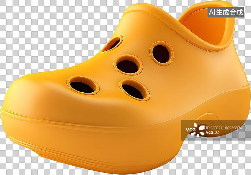 【AI数字艺术】3D卡通洞洞鞋图片素材
