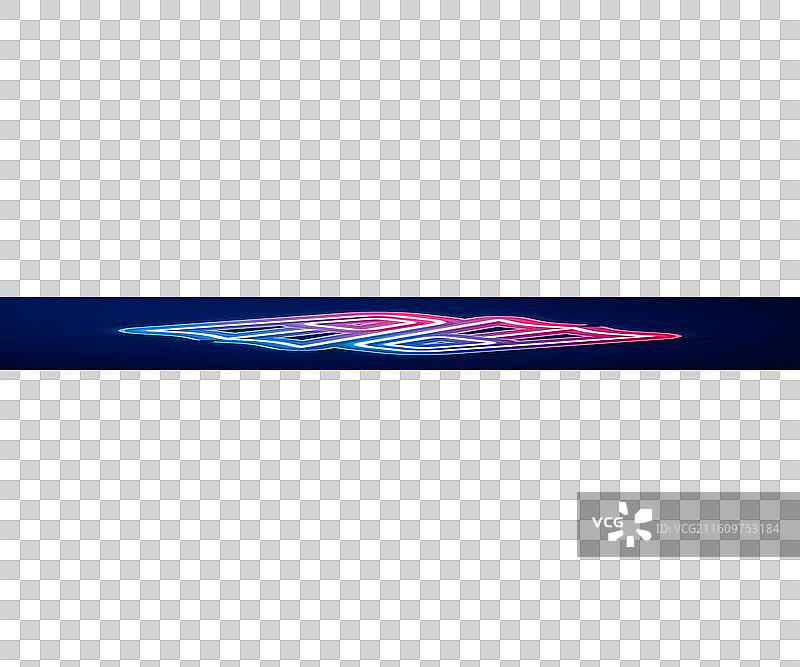 发光的霓虹线条泳具脚蹼图片素材