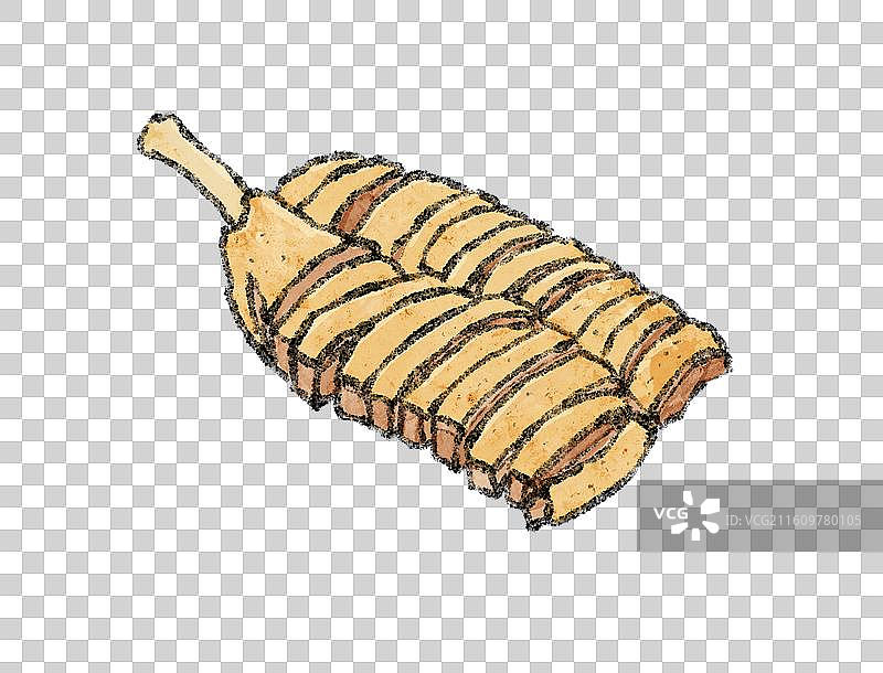 安徽美食插画-吴山贡鹅图片素材