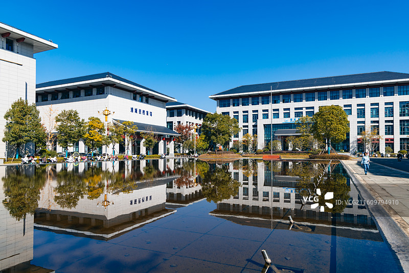 福建省浦城县市民广场浦城档案馆图片素材
