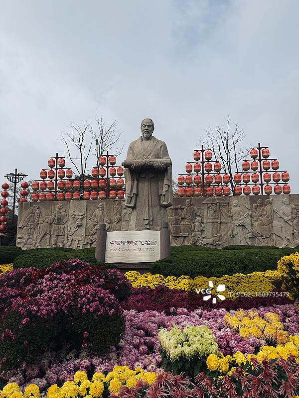 河南开封，清明上河园图片素材