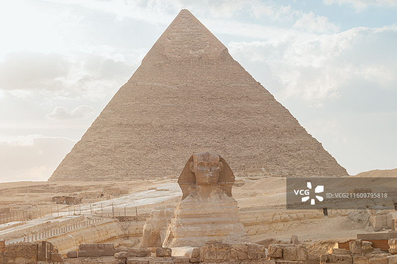 埃及开罗金字塔景区旅行图片素材