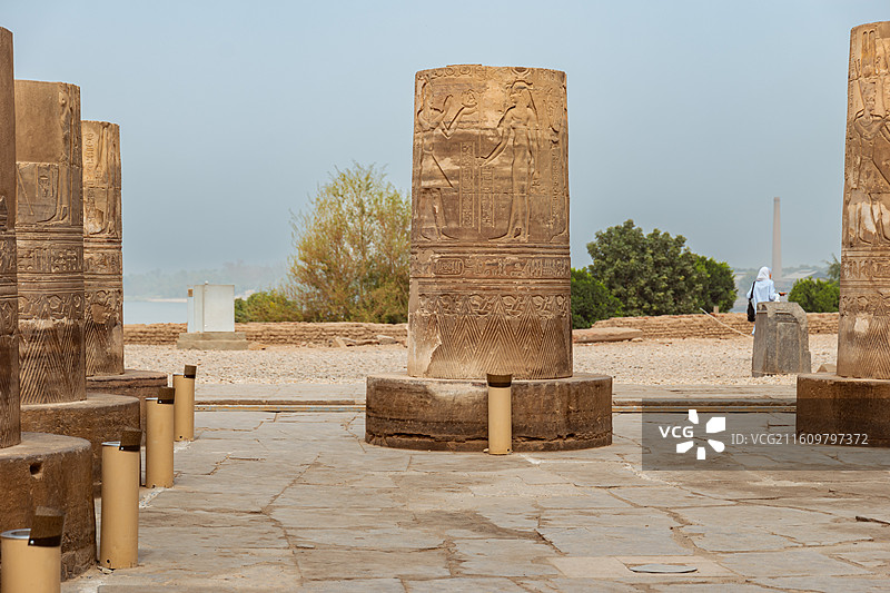 埃及康翁波神庙图片素材