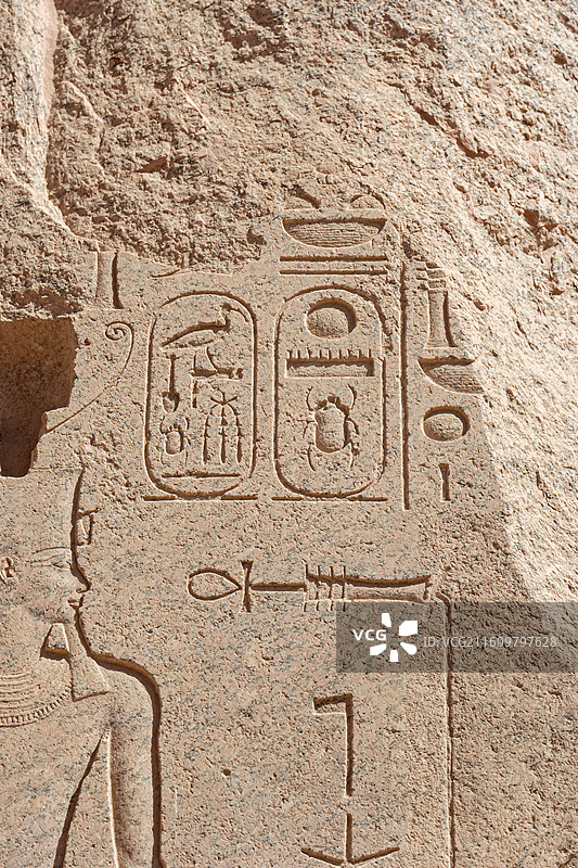 埃及卢克索卡纳克神庙图片素材