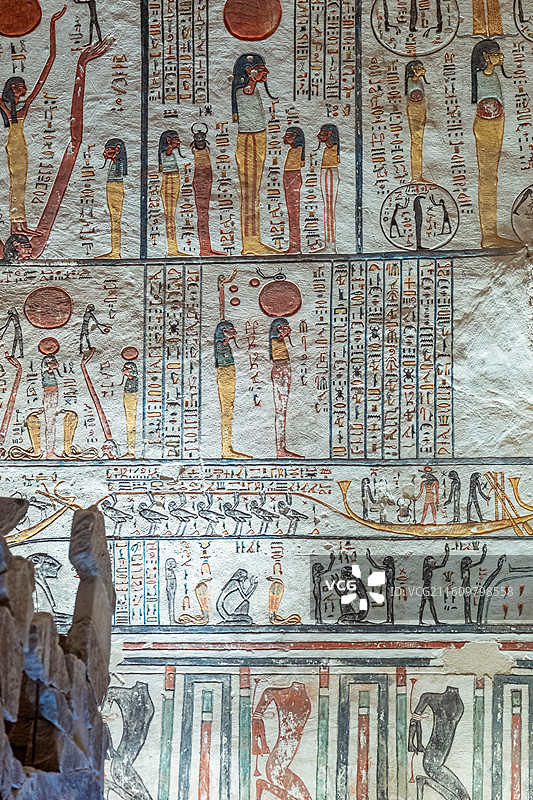 埃及卢克索帝王谷图片素材