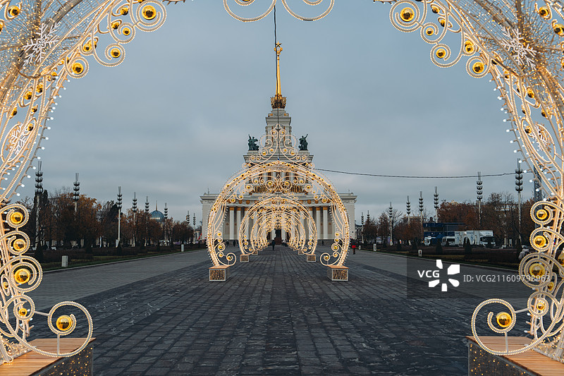 俄罗斯国家经济成就展图片素材