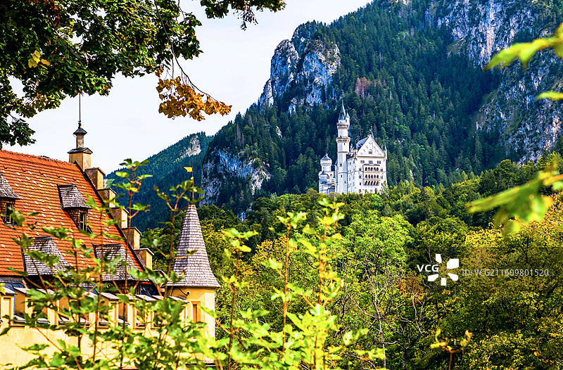 德国新天鹅堡 迪斯尼城堡原型图片素材