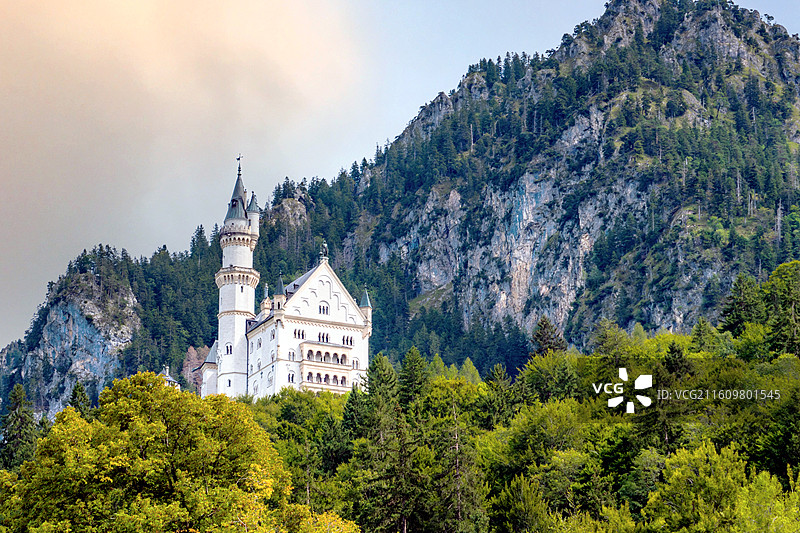 德国新天鹅堡 迪斯尼城堡原型图片素材