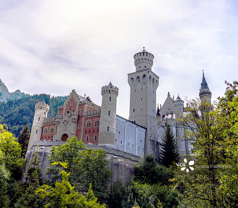 德国新天鹅堡 迪斯尼城堡原型图片素材