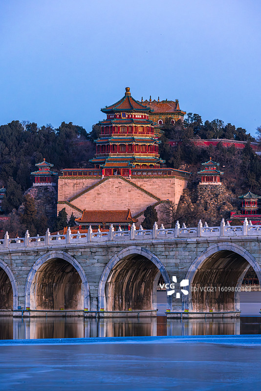 冬季颐和园图片素材