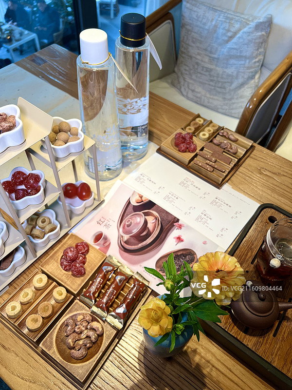 优雅高级茶餐空间下午茶晚餐图片素材