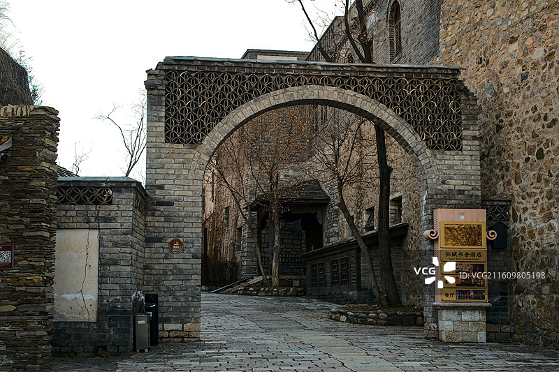 北京密云古北水镇街拍图片素材