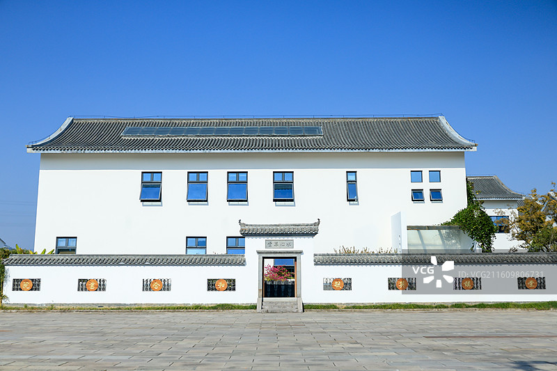 台州市路桥区螺洋街道水心草堂——乡村文化空间图片素材