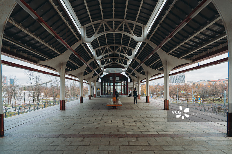 莫斯科电车站 VDNKh ВДНХ图片素材