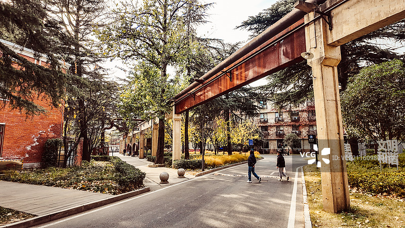 郑州二砂文创园-包豪斯建筑-磨街图片素材