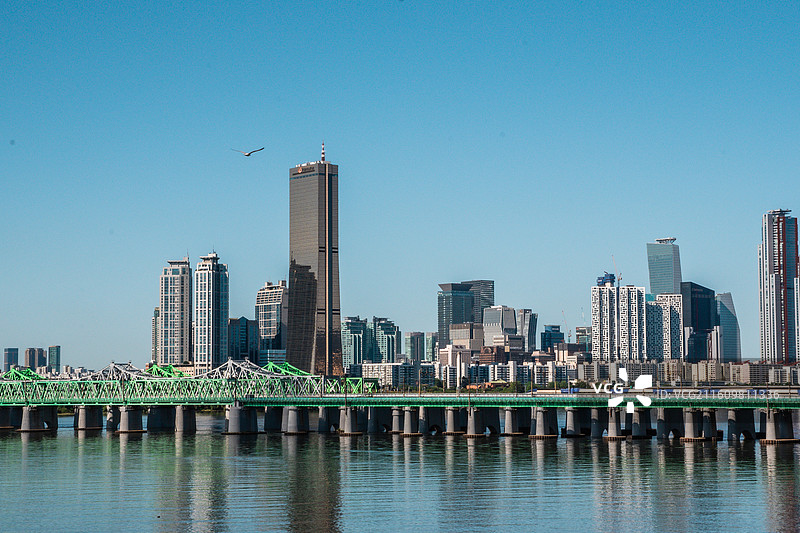 韩国首尔 汉江图片素材