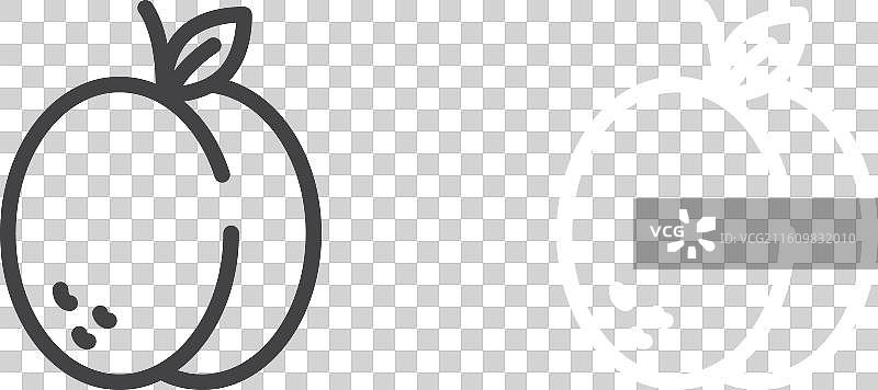 杏子图标图片素材