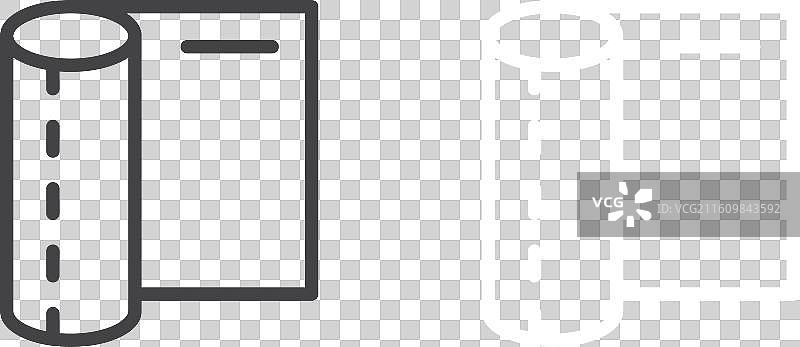 建筑胶片卷图标图片素材