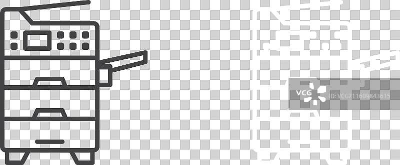 复印机图标图片素材