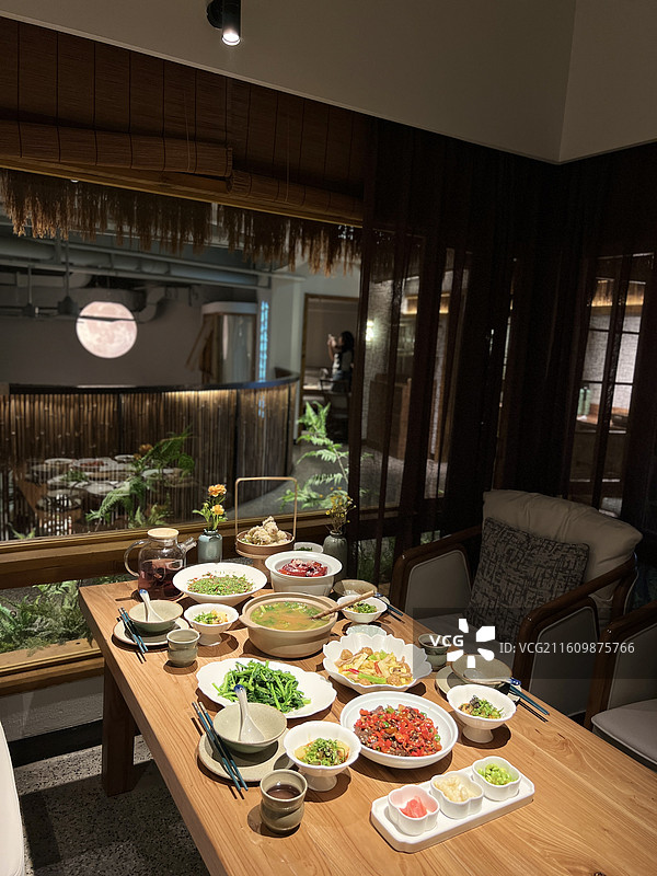 优雅高级茶餐空间下午茶晚餐图片素材