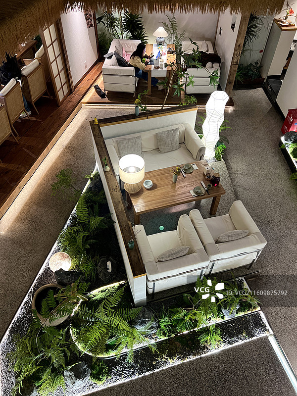 优雅高级茶餐空间下午茶晚餐图片素材