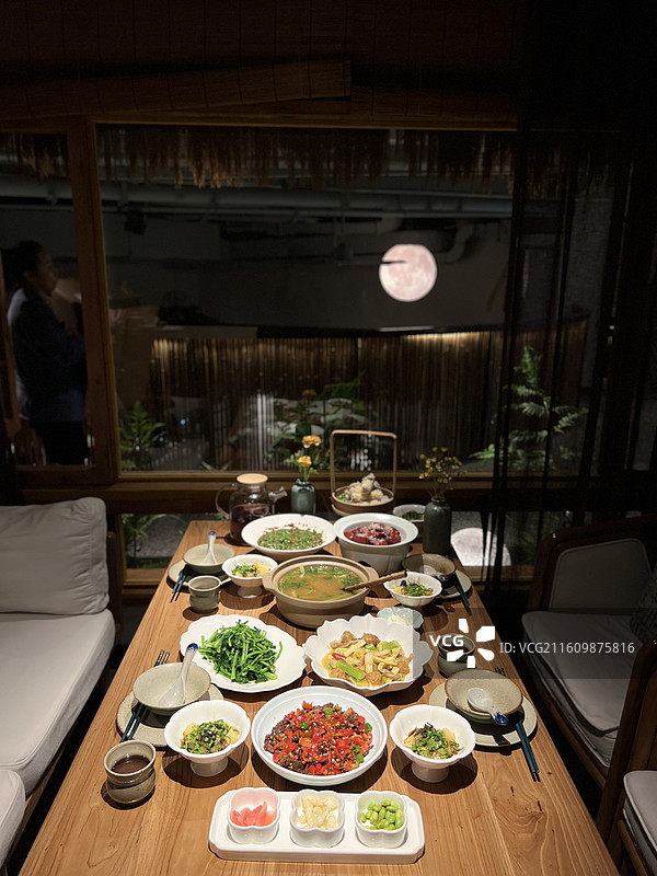 优雅高级茶餐空间下午茶晚餐图片素材