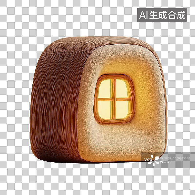 【AI数字艺术】可爱玩具木椅图片素材