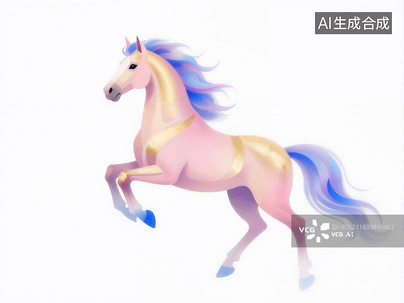 【AI数字艺术】马年春节吉祥骏马图片素材
